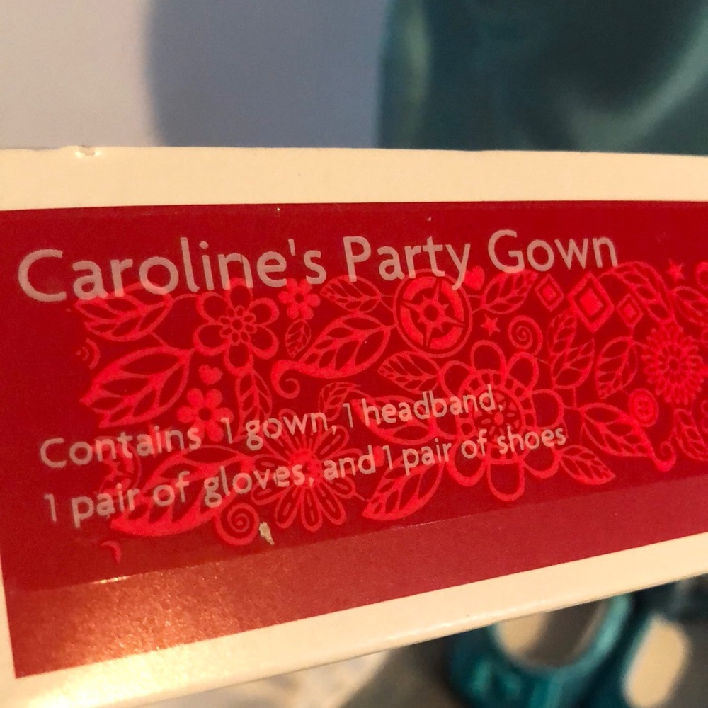 Retired AMERICAN GIRL Caroline’s Party Gown NEW - Picture 6 of 11